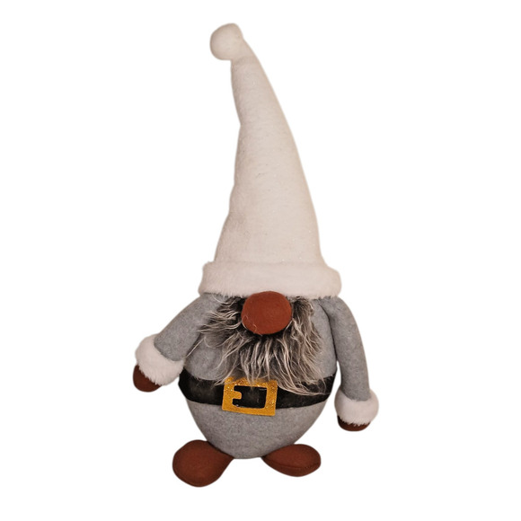 Greenbrier Other - Christmas Gnome Decoration Plush Doll Nordic Santa Elf Gray White Beard Holiday‎